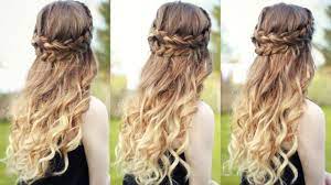 Braided hairstyles are in style and versatile.braids, why do we love them so much? Beautiful Half Down Half Up Braided Hairstyle With Curls Half Down Hairstyles Braidsandstyles12 Youtube
