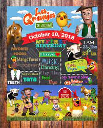 La Granja Birthday Chalkboard Sign Birthday Chalkboard Sign Birthday Chalkboard Chalkboard Signs