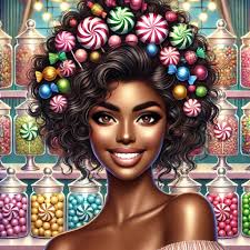 Shes finished! Black light reactive mimic full of candy. Honestly it would  catch me.