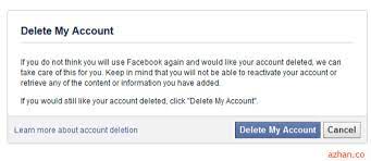 Berhenti sementara dari sosial media. Cara Delete Akaun Facebook Azhan Co