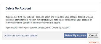 Pahami terlebih dahulu perbedaan di antara. Cara Delete Akaun Facebook Azhan Co