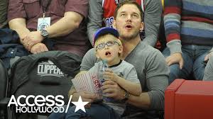 Chris Pratt Takes Adorable Son Jack Out For A Clippers Game Access Hollywood Youtube