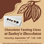 Chocolate Tasting Class