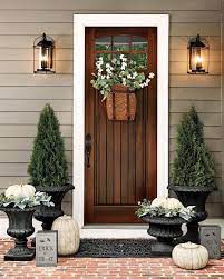 Ballard Designs On Instagram We Re Falling In Love With Cooler Weather Happy First Day Of Fall Rustic Front Door Front Porch Decorating Entrance Decor