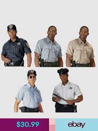 Security Police Uniform Short Sleeve Shirt Professional Mens Work Shirt S 4xl Mens Work Shirts Work Shirts Police Uniforms