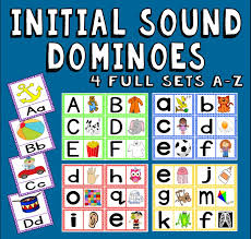 Take the challenge, 20 days to mastery with 26 letters and sounds! Initial Sounds Dominoes Literacy Resources Early Years Eyfs Ks1 English Alphabet Phonics Reading Teaching Resources