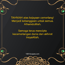 Alhamdulillah semoga terus mencipta kecemerlangan dunia dan akhirat insyaallah. Koleksi Contoh Ucapan Tahniah Konvokesyen 1001 Ucapan
