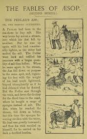 An arab loaded up his camel and then asked whether he preferred to take the uphill path or the downhill path. Fables Of Aesop Books Of The Bairns