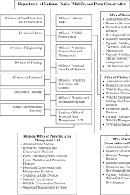 Organization Structure Of The Department Of National Parks