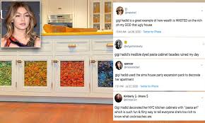 users mock gigi hadid's nyc apartment