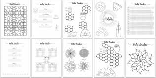 Are there printable doodles for a bullet journal? Free Bullet Journal Printables Customize Online For Any Planner Size