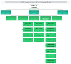 Right Chart Showing Company Organisation Organogram Chart