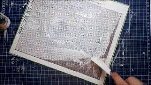 Runde steine vollbild versand ist durch kostenübernahme möglich! Fixierung Eines Diamond Paintings Youtube