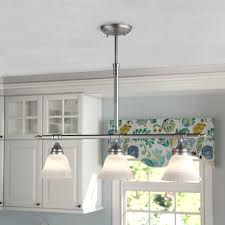Shop for chairs, tables, consoles, sofas & more. Andover Mills Gurney 3 Light Kitchen Island Linear Pendant Reviews Wayfair