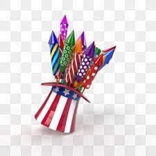 July 4th Independence Day Celebration With Hat And Fireworks 3d Illustration Patriot Stars Balloon Png Transparent Clipart Image And Psd File For Free Down Print Design Template Independence Day Creative Graphic
