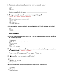 Questionnaire Cours De Marketing