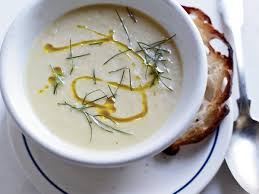 Chilled Fennel Grapefruit Veloute With Lemon Olive Oil Recipe Cold Soup Recipes Olive Oil Recipes Wine Recipes