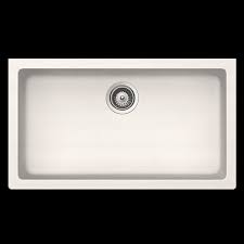 White kitchen sinks are made from a variety of materials. Schock Signus Large Single Bowl Undermount Polaris Abey Australia