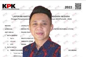 Segini Harta Kekayaan Wahyu Hidayat, Politisi Muda Jabat Wakil Ketua DPRD  di Morut
