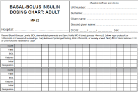 User Guide Basal Bolus Insulin Dosing Chart Adult Pdf