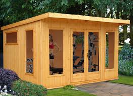 Shire The Miami Summerhouse 12 X 10 3 59m X 2 99m Elbec Garden Buildings Summer House Garden Summer House Garden Buildings