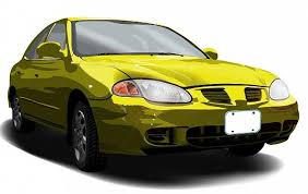 Download Download Vector Realistic Yellow Car Vector Vectorpicker PSD Mockup Templates