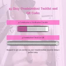 45 Forced Feminization Sissy Training Tasklist or Checklist & - Etsy Sweden