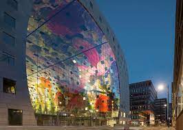 Mvrdv S Arched Markthal Rotterdam Opens Rotterdam Modern City Interior Architecture Design