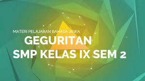 Check spelling or type a new query. Geguritan Bahasa Jawa Smp Kelas Ix Semester 2 Youtube