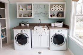 House Tour Coastal Virginia Idea House Part 2 Laundry Room Storage Shelves Room Storage Diy Small Laundry Room Organization