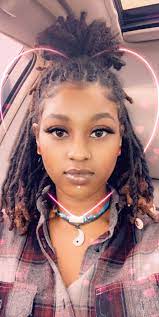 Loc Bun Half Up Half Down Hair Styles Natural Hair Styles For Black Women Natural Hair Styles