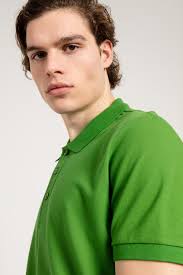 Jahr Marc London Polo Collared T-shirt in Green