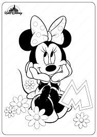 Printable Disney Minnie Mouse Pdf Coloring Pages Free Printable Pdf Coloring Pag Minnie Mouse Coloring Pages Mickey Mouse Coloring Pages Disney Coloring Pages