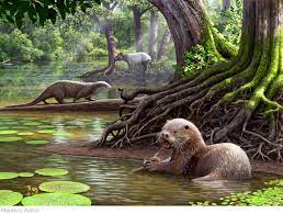 Extinct Giant Otters Prehistoric Wildlife Extinct Animals Prehistoric Creatures