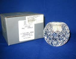 Waterford crystal alana single candle stick taper votive tealight ireland. Waterford Crystal Votive Candle Holder 3 Leaded Hand Cut Diamonds Ebay