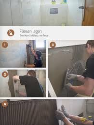 Fliesen Legen An Der Wand Hat Ganz Eigene Anforderungen Hier Nur Halbhoch Flies Anforderungen Eigene Flies Fliesen How To Lay Tile Wall Tiles Home Diy