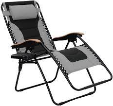 Modern zero gravity lounge chair amazon.com : Amazon Com Phi Villa Oversize Xl Padded Zero Gravity Lounge Chair Wider Armrest Adjustable Recliner With Cup Holder Support 350 Lbs Grey Garden Outdoor
