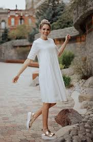 Church Dress For Juniors Dm Dress Exclusive Eyelet Final Lace Lila White Lila Off White Eyele Modest White Dress Lace Dress Casual Off White Dresses