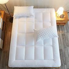 Mattress Pad Cover Twin Xl Size Down Alternative Quilted Fitted Mattress Topper With 821inch Deep Pocket B Mattress Pad Memory Foam Mattress Pad Luxury Bedding