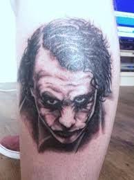 The best joker tattoos joker with card tattoo source: Heath Ledger Joker Tattoo By Hamdoggz On Deviantart