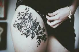 The Perfect Cover Up Tattoo Thigh Tattoos Women Upper Thigh Tattoos White Flower Tattoos