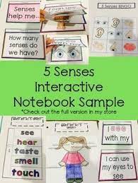 5 Senses Interactive Notebook Sample Interactive Notebooks Interactive Notebooks Free Flip Book Free