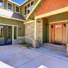 If you have a small house and you want it to look bigger, consider painting the edge trim the same color as the house or just a shade lighter. How To Use Olive Green Paint In Any Room Of Your House Paintzen