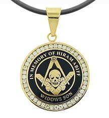 Hello select your address all. Widows Sons Gold Color Stainless Steel Masonic Freemason Pendant Medal Charm With Cz Rim And Skull Square And Compass In Memory Of Hiram Abiff Includes Pvc Chain Necklace Mason Zone
