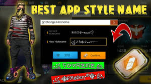 Stylish fire name maker frames is fire names editor and fire name maker app. Free Fire Name Style App Best App Name Change In Garena Free Fire Gaming Raju Youtube