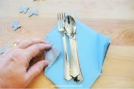 Discover our three easy napkin folding ideas teaching you basic table napkin folding techniques to make your dining table as tasty as your food. Wedding Or Party Inspiration How To Make Paper Napkins Special Toot Sweet 4 Two
