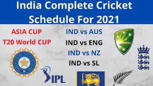 Indian cricket team is all set to feature in a compact cricketing season that lies ahead of them in 2021. India Complete Cricket Schedule For 2021 Team India Upcoming Series Schedule 2021 Youtube
