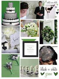 Pin By Suzy Weddings On Wedding And Party Ideas Emerald Green Weddings Polka Dot Wedding Black And White Wedding Theme