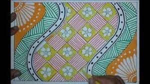 Bahan batik cap detail asimetris gamis batik kombinasi blazer sebagai contoh, gamis batik bisa dibagi menjadi dua bagian. Batik Pola Simetris Dan Flora Youtube