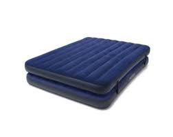 Intex 2 In 1 Convertible Queen Raised Air Bed Airbed Mattress 67744e Air Bed Intex Camping Queen Mattress